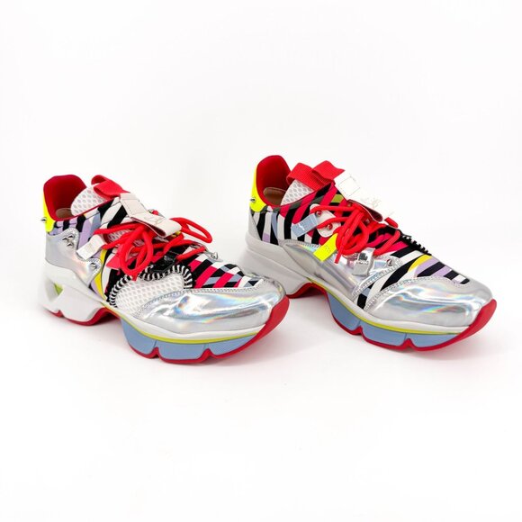Christian Louboutin Red Runner Donna Sneakers Size 37.5 US 7.5 Low Top  Trainer